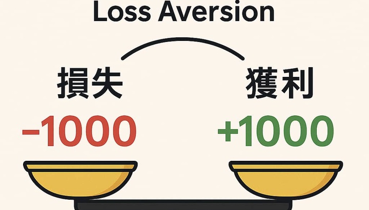 前景理論的損失厭惡天平上的選擇