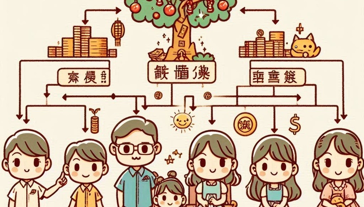 下市股票繼承親屬繼承表