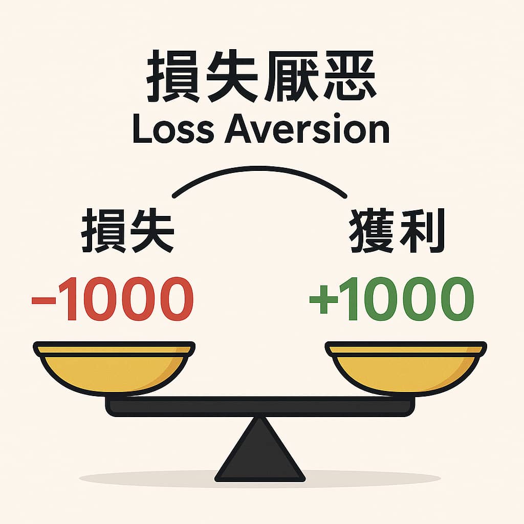 前景理論的損失厭惡天平上的選擇